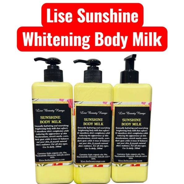 Lise Sunshine whitening Body Milk  500ml