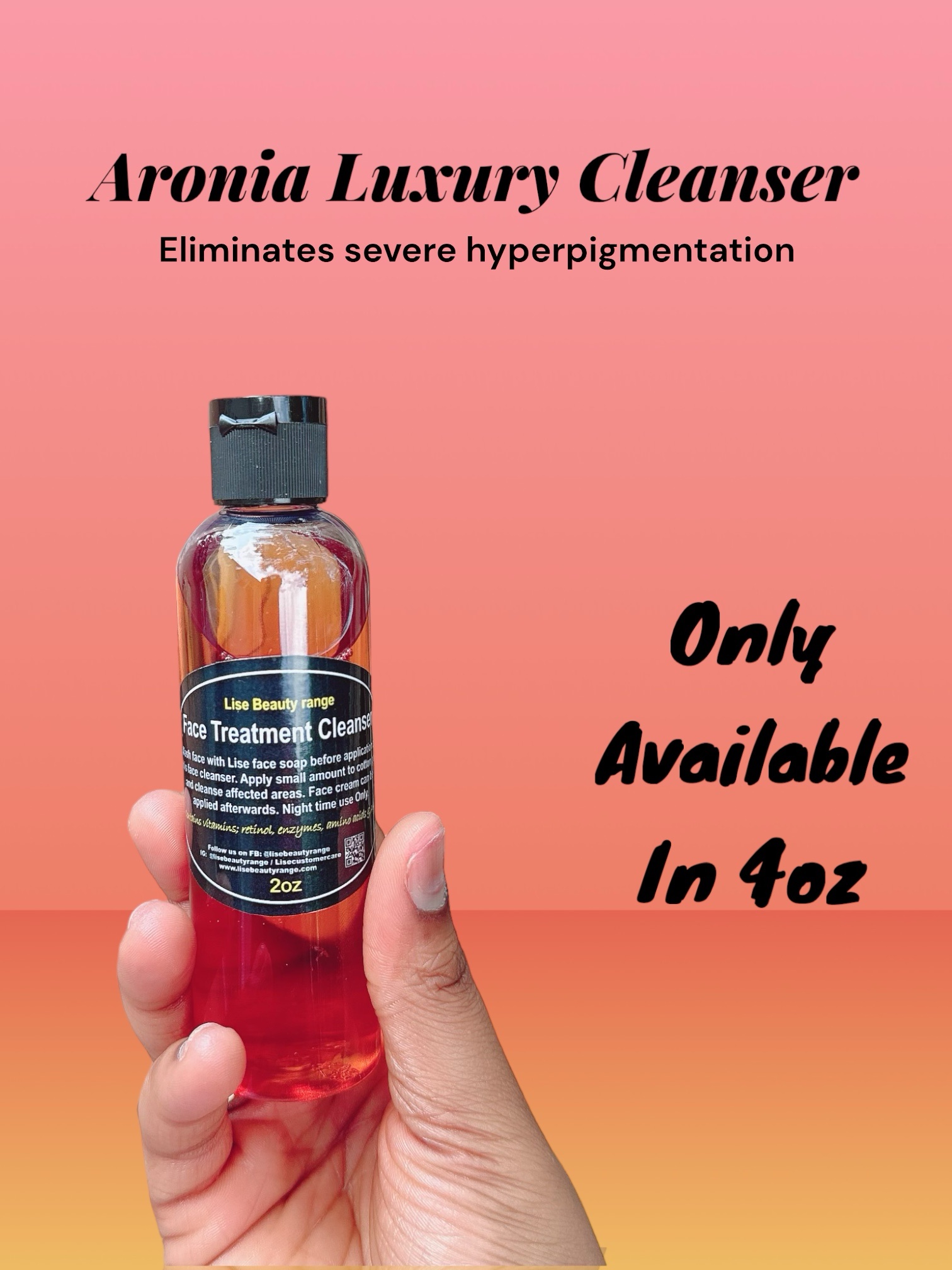 Aronia luxury face cleanser