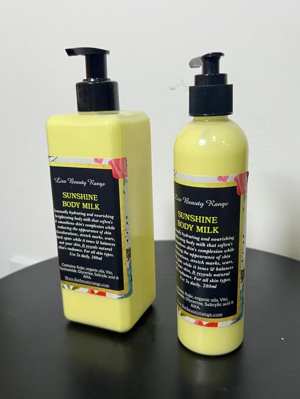 Lise Sunshine Whitening Body Milk 280ml - Image 2