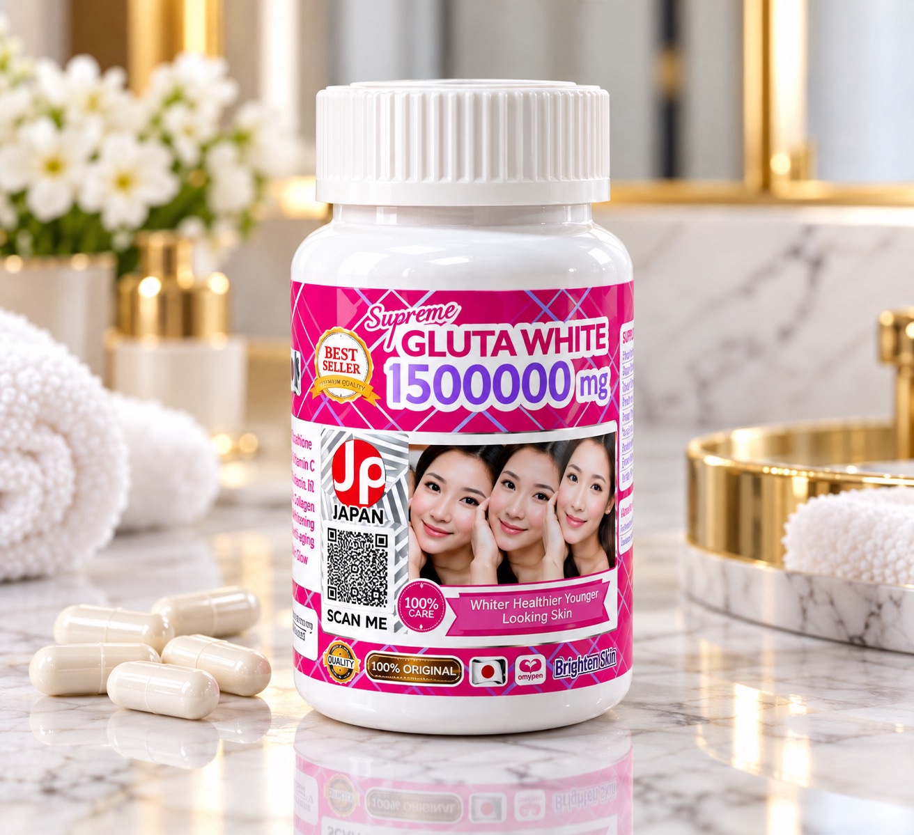 Supreme Gluta White – Glutathione Beauty Supplement