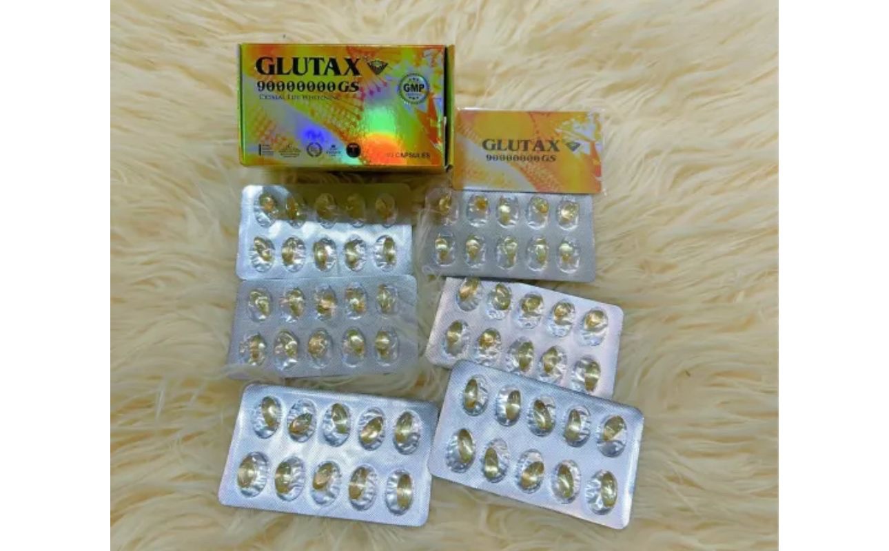 Glutax 90000000GS Crystal Life Capsules Glutathione Skin Brightening & Antioxidant Supplement - Image 2